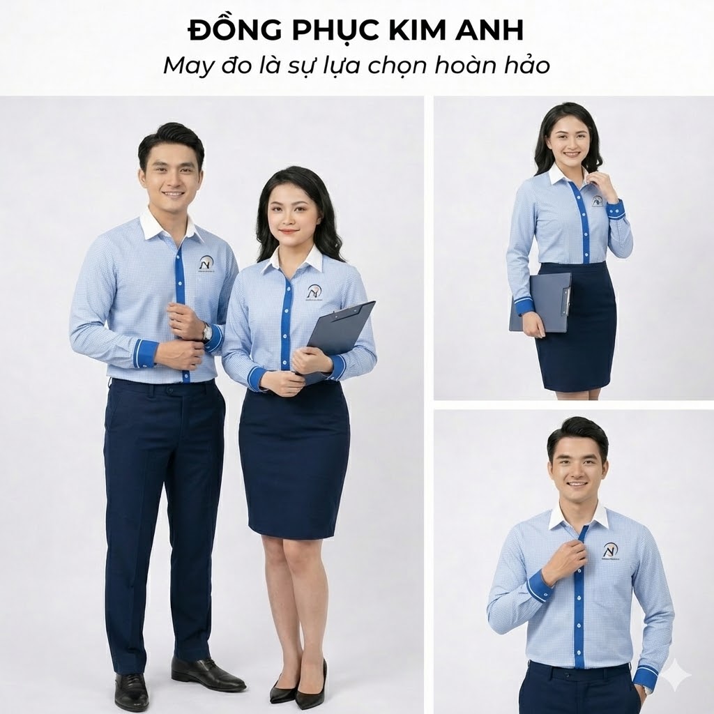 Đồng Phục Sơ Mi Số Lượng Ít HCM Cho Doanh Nghiệp | Kim Anh