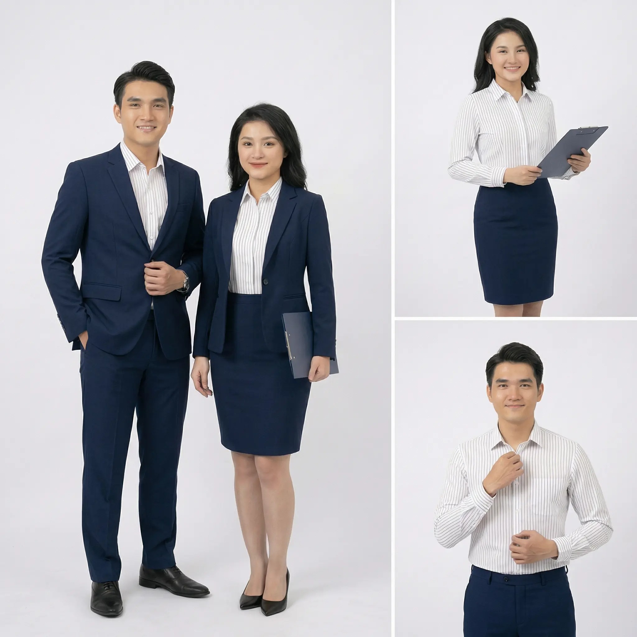 May đồng phục sơ mi công sở tại TPHCM chuẩn form | Kim Anh