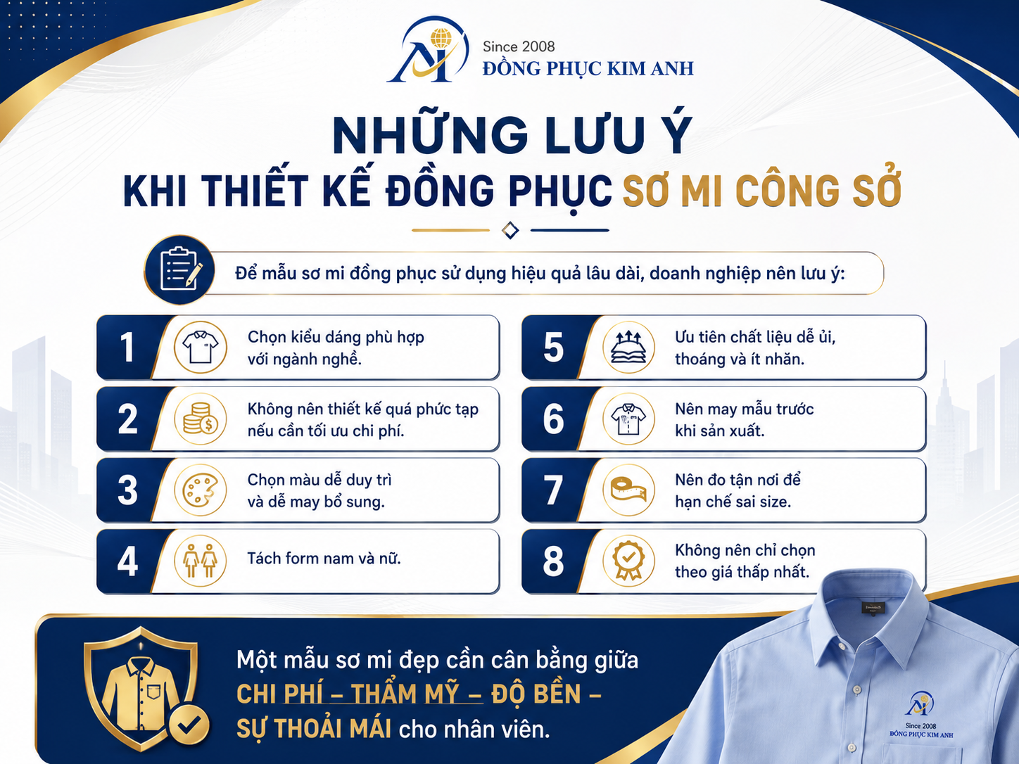 Kate Và Cotton Cho Sơ Mi Đồng Phục: Khác Nhau Ở Tên Gọi Hay Ở Mẫu Vải?